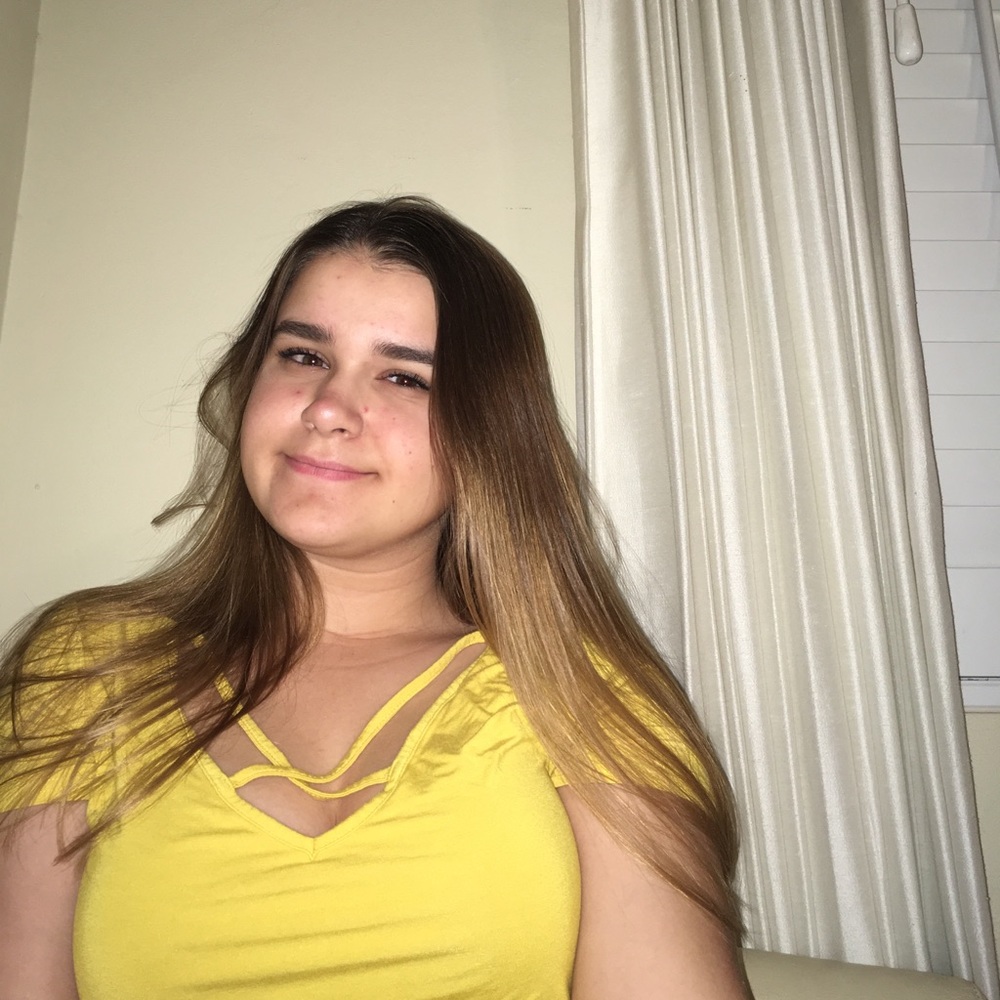 Yellow Cross V Neck!